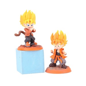 Dragons Balls figura de acción 15cm 4 estilos lindo Goku Anime figura de acción sonriente Goku Anime decoración de escritorio adorno de muñeca de dibujos animados - Product Image 6