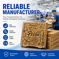 Embalaje de Entrega Diaria LongXiang para Pizza y Comida Rápida, Material de Cartón Corrugado Resistente, Reciclable, 2 mm de Grosor, Fácil de Plegar