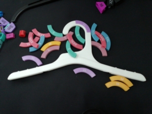 Nhựa Vòng Đánh Dấu Nhẫn Clip Thẻ Quần Áo Đầy Màu Sắc Móc Áo Kích Thước Đánh Dấu May Móc Áo Kích Thước Khối Lập Phương Cho Quần Áo - Product Image 6