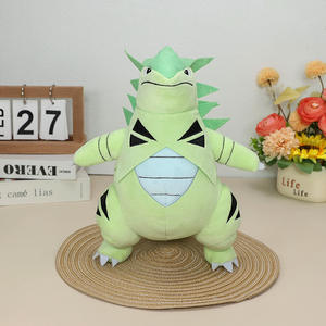 Peluche de Pokémon de 12 pulgadas, <span class=keywords><strong>Tyranitar</strong></span> con banda de Gzilla, muñeco monstruo con etiqueta, venta al por mayor - Product Image 2