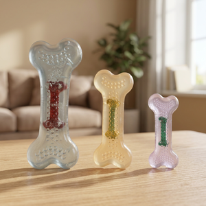 Juguetes para masticar mascotas de hueso de nailon súper duraderos para perros medianos Juguete para perros Premium de los mejores suministros para mascotas - Product Image 2