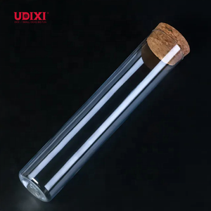 Pour Udixi Logo personnalisé Tube de dés en plastique transparent pour jeux de société RPG et donjons et dragons - Product Image 1