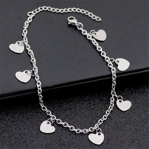 <span class=keywords><strong>Bracelet</strong></span> de <span class=keywords><strong>cheville</strong></span> en acier inoxydable pour femme, nouvelle collection, - Product Image 5