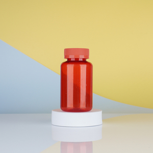 Nhà máy trực tiếp 200cc nhựa trong suốt vitamin <span class=keywords><strong>Pet</strong></span> nhựa Pill Tablet chai - Product Image 5