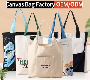 Borsa in tela personalizzabile con logo, MOQ basso, ecologica, riutilizzabile, in cotone, multi-tasca, per tutti i giorni - Product Image 6