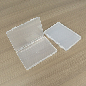 Rectangular Transparent Plastic <b>Storage</b> <b>Box</b> 17.5X11.9X1.7Cm With Lid For Office Organizer And <b>Small</b> Parts <b>Storage</b> - Product Image 1