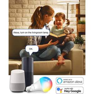 Lampadina LED Intelligente Antela 9W A19 in Plastica, Controllo WiFi via App, Dimmerabile, Cambio Colore RGB, Compatibile con Alexa e Google Assistant - Product Image 6