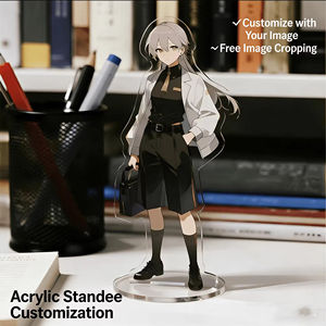 Figurines de dessins animés mignonnes imprimées en UV de haute qualité avec effet holographique arc-en-ciel pour les magasins de cadeaux - Product Image 4