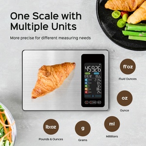 Bilancia Digitale da Cucina con Funzione di Misurazione del Peso e Spegnimento Automatico, in Acciaio Inossidabile, Capacità 5kg, Unità G/<span class=keywords><strong>Lb</strong></span>/Oz/ml - Product Image 4