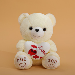 Orsetti di <span class=keywords><strong>peluche</strong></span> all'ingrosso per fabbriche, giocattoli in <span class=keywords><strong>peluche</strong></span> a forma di <span class=keywords><strong>orsetto</strong></span> dei cartoni animati, regali carini, bambole personalizzabili con logo per macchine a griffa, in cotone PP super morbido, antistress - Product Image 4