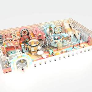 Aire de jeux intérieure interactive pour enfants et tout-petits, thème bonbons, pour la maison et la maternelle - Product Image 1