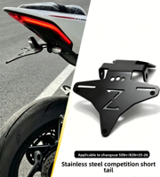 Support de plaque d'immatriculation à queue courte en acier inoxydable pour moto, support arrière modifié pour Zhangxue 500RR 820RR