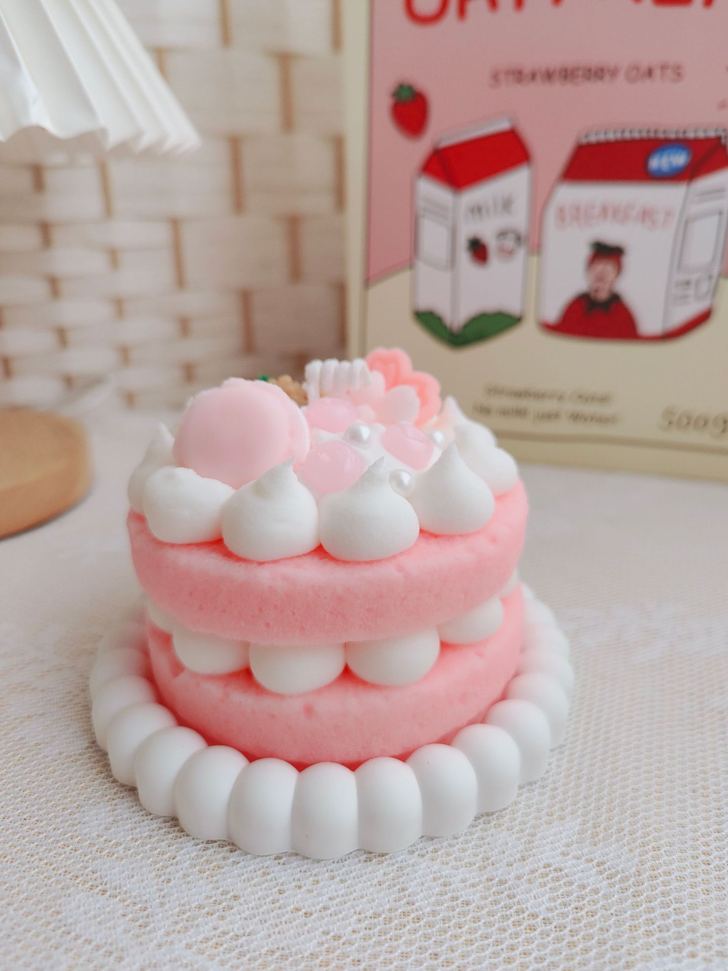 10 * 9 ซม. (450 กรัม) ดอกโบตั๋นและกวางสีแดงเข้ม