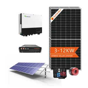 ソーラーキットコンプレットAvecBatterieリチウムパノーソレアソーラーパネルシステム4KW 4KW 5KW 6KW 8KW家庭用