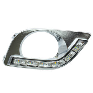 Feu avant étanche led pour voiture, anti-brouillard, drl, éclairage jaune et <span class=keywords><strong>bleu</strong></span>, pour <span class=keywords><strong>Nissan</strong></span> soleil ou psa ou atio 2011 — 2013 - Product Image 4