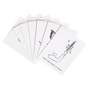 Impresión personalizada Tarjetas de afirmación Cartas de <span class=keywords><strong>tarot</strong></span> positivas diarias Citas de <span class=keywords><strong>salud</strong></span> mental Tarjetas de afirmación - Product Image 6