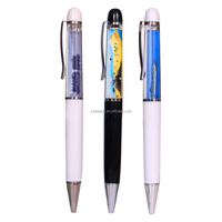Stylo gel créatif et adorable à liquide flottant, cadeau promotionnel en plastique, stylo gel à paillettes mignon, stylos gel Kawaii à paillettes