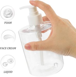 Bouteilles en plastique PET de haute qualité de 300 ml et 500 ml pour le shampooing, l'après-shampooing, le gel douche, les cosmétiques, les lotions - Product Image 4
