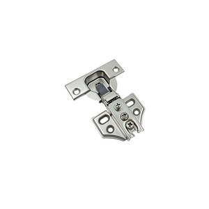 43 Charnières à fermeture amortie pour portes latérales étroites d'armoires, 4 trous, style moderne, accessoires de mobilier pour cuisine, salon, salle de sport - Product Image 1