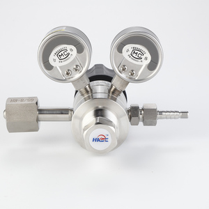วาล์วลดแรงดัน CO2 แบบสองขั้นตอน HC02T ปรับแต่งได้ พร้อมเกจวัดคู่ - Product Image 4