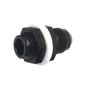 An8 Threaded Fuel <b>Pump</b> <b>Adapter</b> Aluminum Alloy Black For Fuel Tank Cell Separator Connector Automotive Parts - Product Image 3