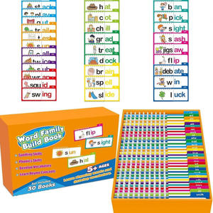 Pacote com 30 Livros de Leitura e Roteiro ABC, Cartões de Vocabulário Educacionais para Crianças, Materiais Escolares por Atacado - Product Image 6