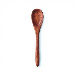Cuillère à mélanger en bois naturel artisanale, idéale pour mélanger, remuer et servir, avec une poignée ergonomique, au meilleur prix. - Product Image 1