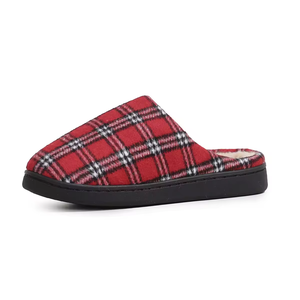 Chaussons d'intérieur tendance avec semelle intérieure en EVA et semelle extérieure en PVC, baskets en fourrure confortables à bout rond avec doublure en coton - Product Image 1