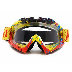 Venta al por mayor ojo gafas de protección a prueba de viento-Gafas protectoras para Motocross, lentes para moto todoterreno, ATV, a prueba de polvo, antiviento