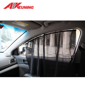 65/75cm parasole per finestrino laterale dell'auto nero magnetico 2 pezzi copre <span class=keywords><strong>tende</strong></span> per <span class=keywords><strong>tende</strong></span> - Product Image 4