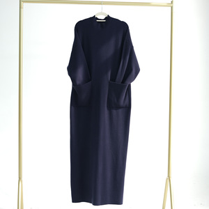 Zifeng OEM nuevas lanas musulmanas para mujeres vestido cerrado mixto ropa islámica suéter de invierno Abaya - Product Image 4