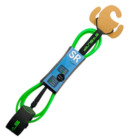 Double Surf Coil Longboard Gear avec Leash de Surf Rotatif pour Planche Droite, Attache Cheville, Accessoire d'Outil de Surf pour Activités Aquatiques