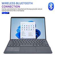Keyboard Nirkabel Surface Pro 8 dengan Touchpad Keyboard Lepas Pasang Berlampu Latar untuk Microsoft Surface Pro X Surface Pro 9