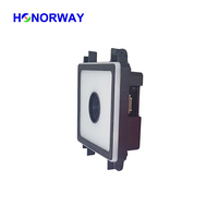 Lecteur de cartes NFC Mifare 13,56 MHz à montage fixe HW-1580N, module de scanner de codes-barres 1D 2D QR à lecture automatique avec USB TTL pour tourniquet