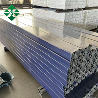 Clôture en composite bois-plastique (WPC) économique, résistante aux UV, avec poteaux en alliage d'aluminium, clôture d'intimité 6x6 pieds pour extérieur