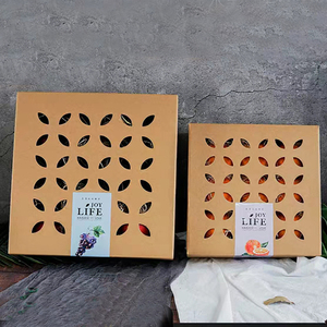 Custom Brown Kraft <strong>Paper</strong> Fruit and Vegetable Food Tray Gift Craft <strong>Paper</strong> <strong>Storage</strong> <strong>Box</strong> for Food - Product Image 5