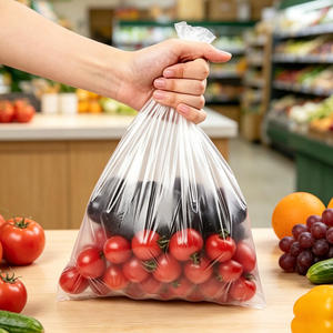 Clear Plastic Produce Roll <b>Bags</b> Custom Food Packaging Film for Fresh Fruit Vegetable <b>Packing</b> - Product Image 4