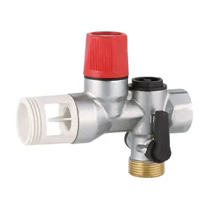 Safety valve water heater adjustable safety high/low pressure relief valve