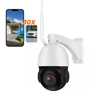 ANRAN kamera wifi zoom optik nirkabel, kamera ip ptz dome 1080P full hd 30x termurah ip66 tahan air luar ruangan