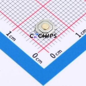 G4B152110 Tactile Switch SMD-4P,5.2x5.2mm Switch Single Pole Single Throw Round Button 1.6N Vertical Mount - Product Image 1