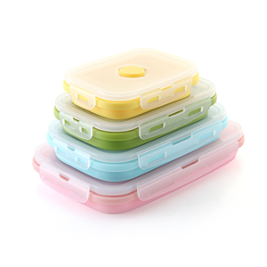 Eco friendly kids lunch box silicone kids lunch box school lunch box for kids