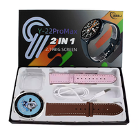 Smartwatch Y-22 Pro Max Nuevo 2026 para Hombres, de Alta Calidad, Reloj Deportivo Impermeable 2 en 1 con Monitor de Actividad y Calendario