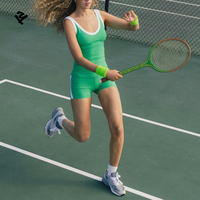 Ensemble de sport décontracté 2 pièces pour femme – Collection été 2026 – Survêtement personnalisé en coton avec débardeur et short