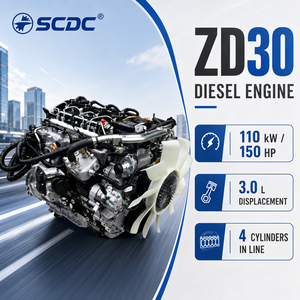 เครื่องยนต์ดีเซล<span class=keywords><strong>นิ</strong></span><span class=keywords><strong>ส</strong></span><span class=keywords><strong>ส</strong></span>ัน ZD30 110 กิโลวัตต์ 150 แรงม้า 3600 รอบต่อนาที 3.0 ลิตร 4 <span class=keywords><strong>ส</strong></span>ูบ เทอร์โบชาร์จ คอมมอนเรล <span class=keywords><strong>ส</strong></span>ำหรับรถกระบะ รถ SUV รถบรรทุกขนาดเล็ก รถตู้เชิงพาณิชย์ - Product Image 1