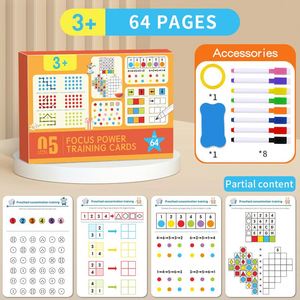 Cpc Ce Certified Hot Selling Iq Brain Teaser Early Education Busy Line Tracing Math Focus <b>Training</b> Learning <b>Book</b> - Product Image 6