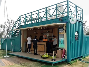 Restaurant mobile conteneurisé personnalisé avec sandwicherie et sol en acier, 20/40 pieds, café prêt à l'emploi à vendre - Product Image 3