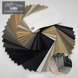 Cuero Nappa Automotriz Transparente con Relieve Geométrico, Microfibra <span class=keywords><strong>de</strong></span> 1.2 mm, Resistente a Arañazos y Desgaste, para Tapicería <span class=keywords><strong>de</strong></span> Asientos y Volantes - Product Image 3