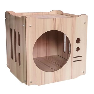Pet <b>Nest</b> Wholesale Kennel Cat Villa Cat Cage Pet Supplies Summer Cat <b>Nest</b> Replacement Wooden Cat Pet Shop - Product Image 3