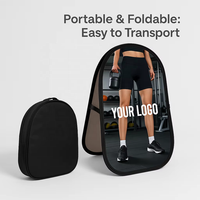 Bannière verticale portable YTSF-B6 en plastique ignifuge avec design incurvé pour salon professionnel, impression personnalisée pour la publicité