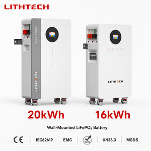 بطارية ليثيوم فوسفات الحديد LITHTECH من المخزون الأوروبي 51.2 فولت 280 أمبير ساعة 314 أمبير ساعة 5 كيلو واط 10 كيلو واط 15 كيلو واط لنظام الطاقة الشمسية مع نظام إدارة البطارية JK - Product Image 1